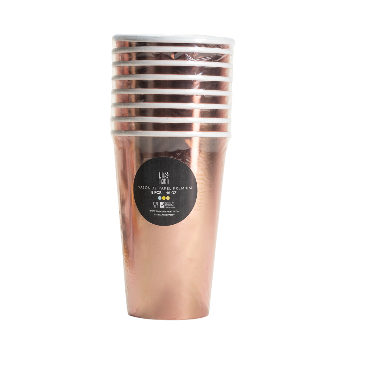 Vaso 16oz Rose Gold