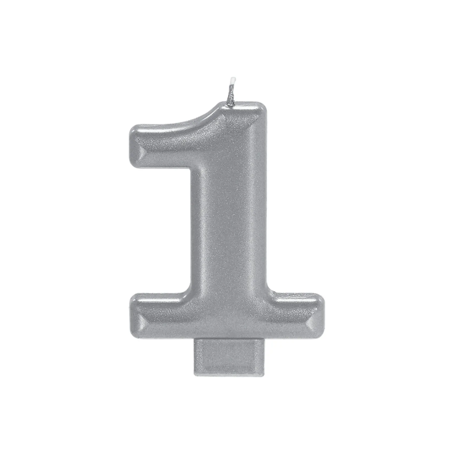 Vela Número Plata 1