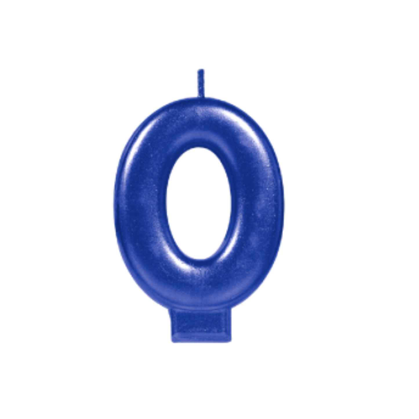 Vela Número Azul 0