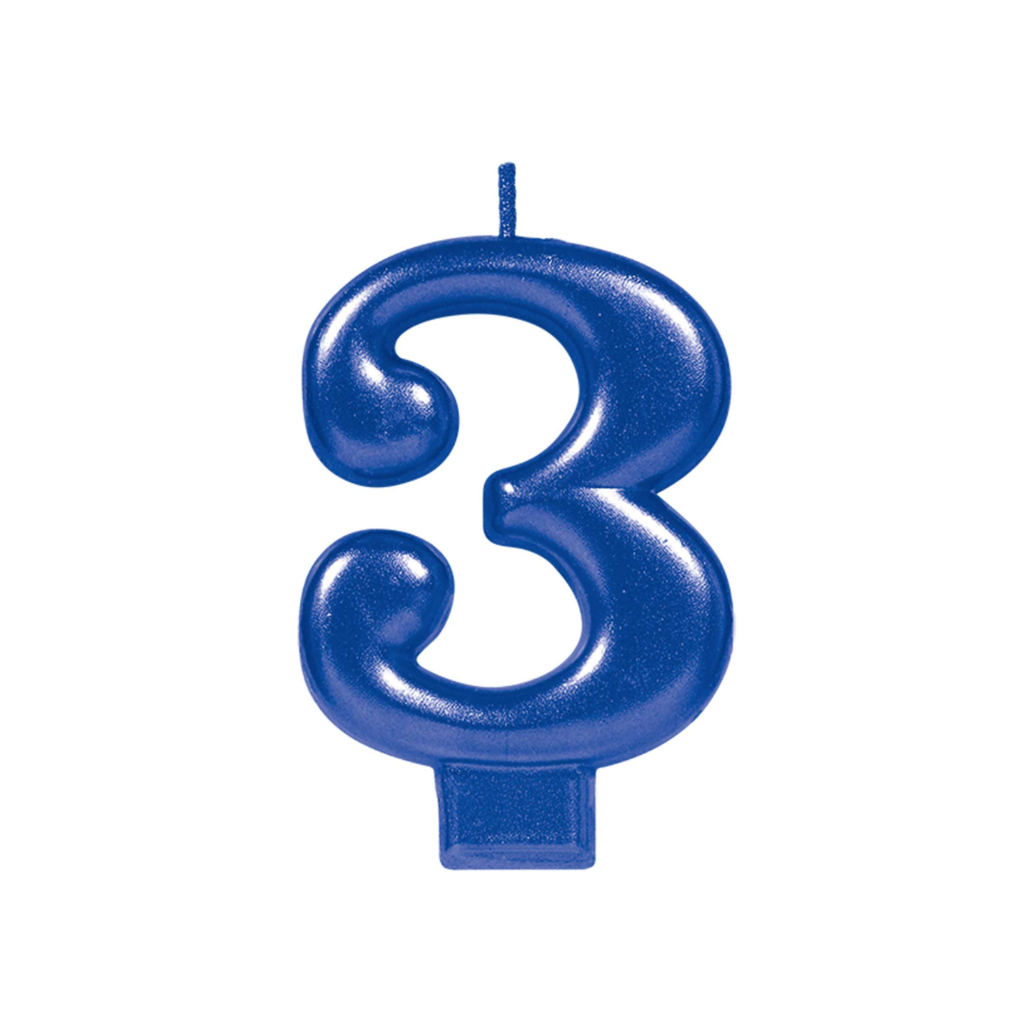 Vela Número Azul 3