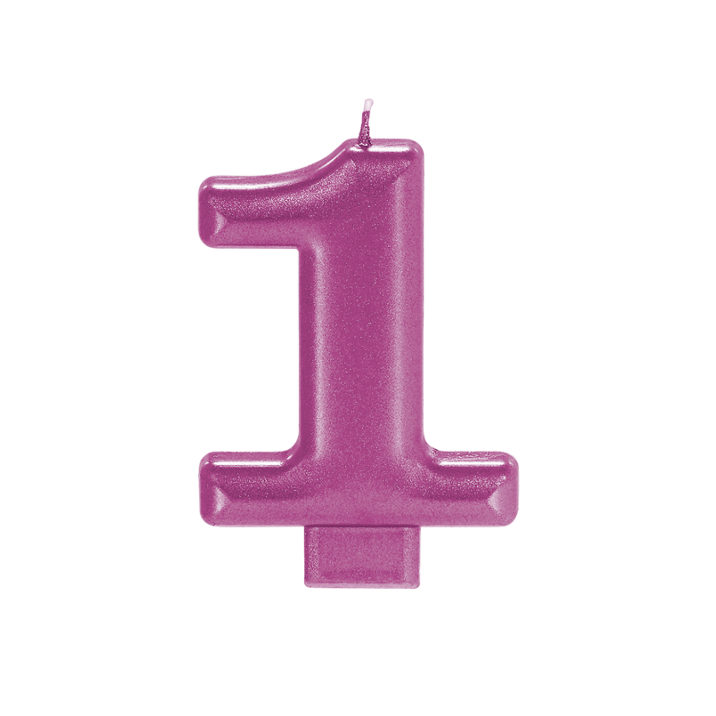 Vela Número Rosa 1