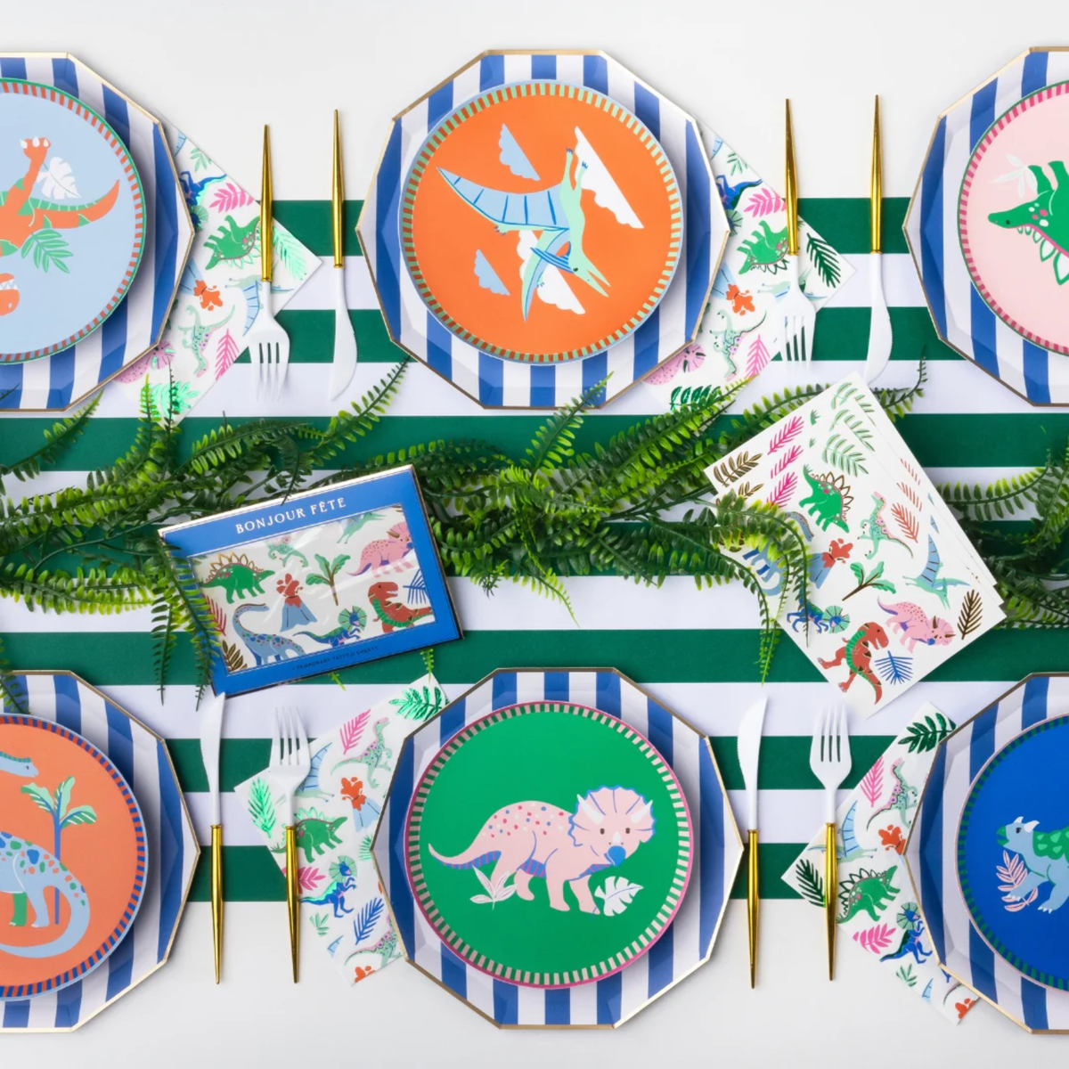 Wild Dinosaur Small Paper Plates