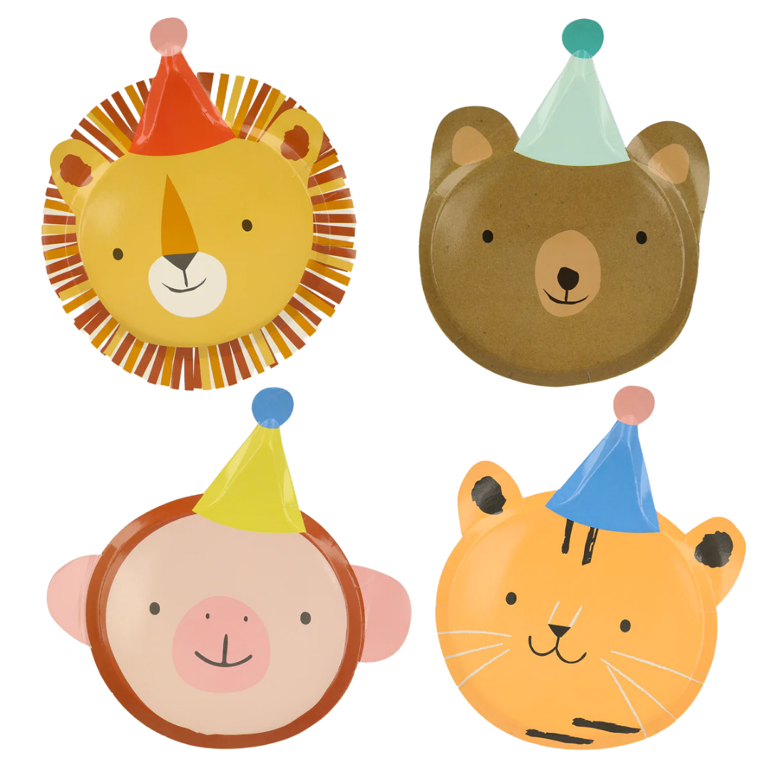 Animal Parade Die Cut Plates