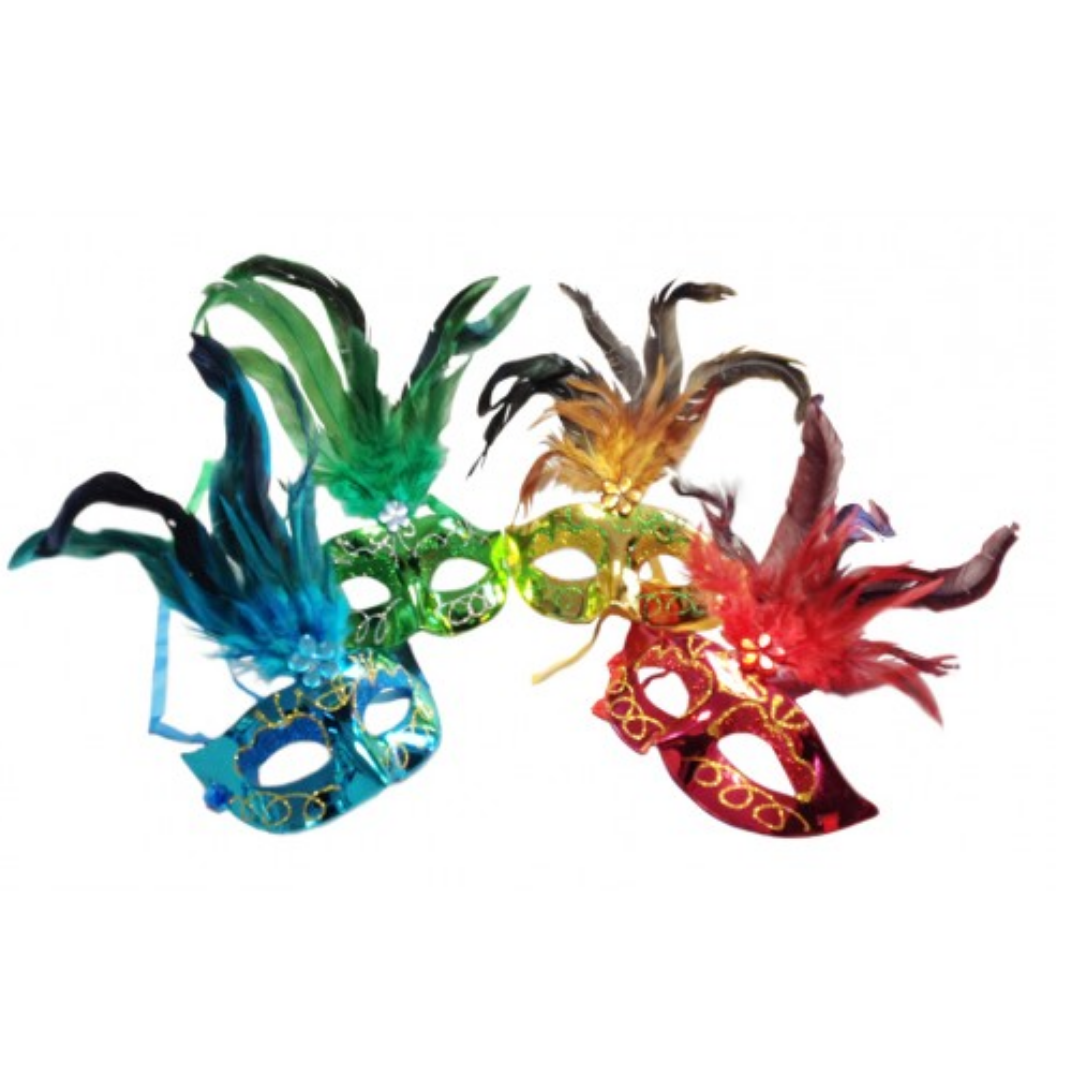 Antifaz Plumas
