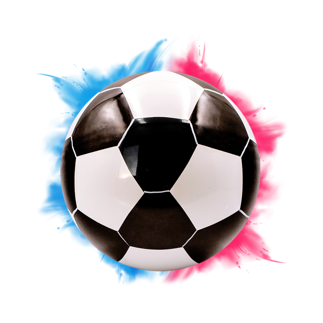 Balón de Futbol Soccer Gender Reveal Azul-Moras