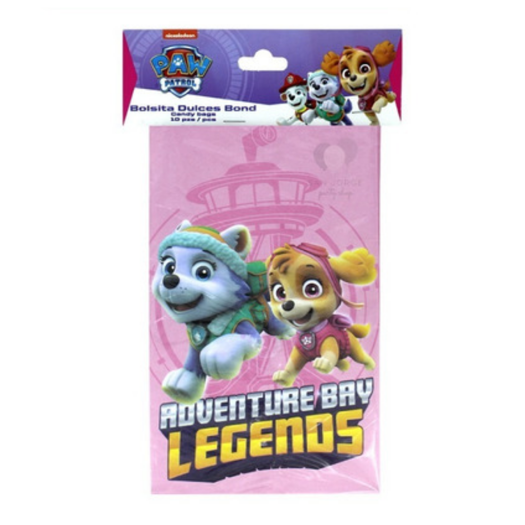 Bolsa Bond para Dulces Paw Patrol Rosa