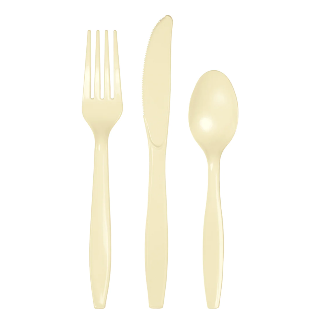 Cubiertos Surtidos Ivory (24 pz)