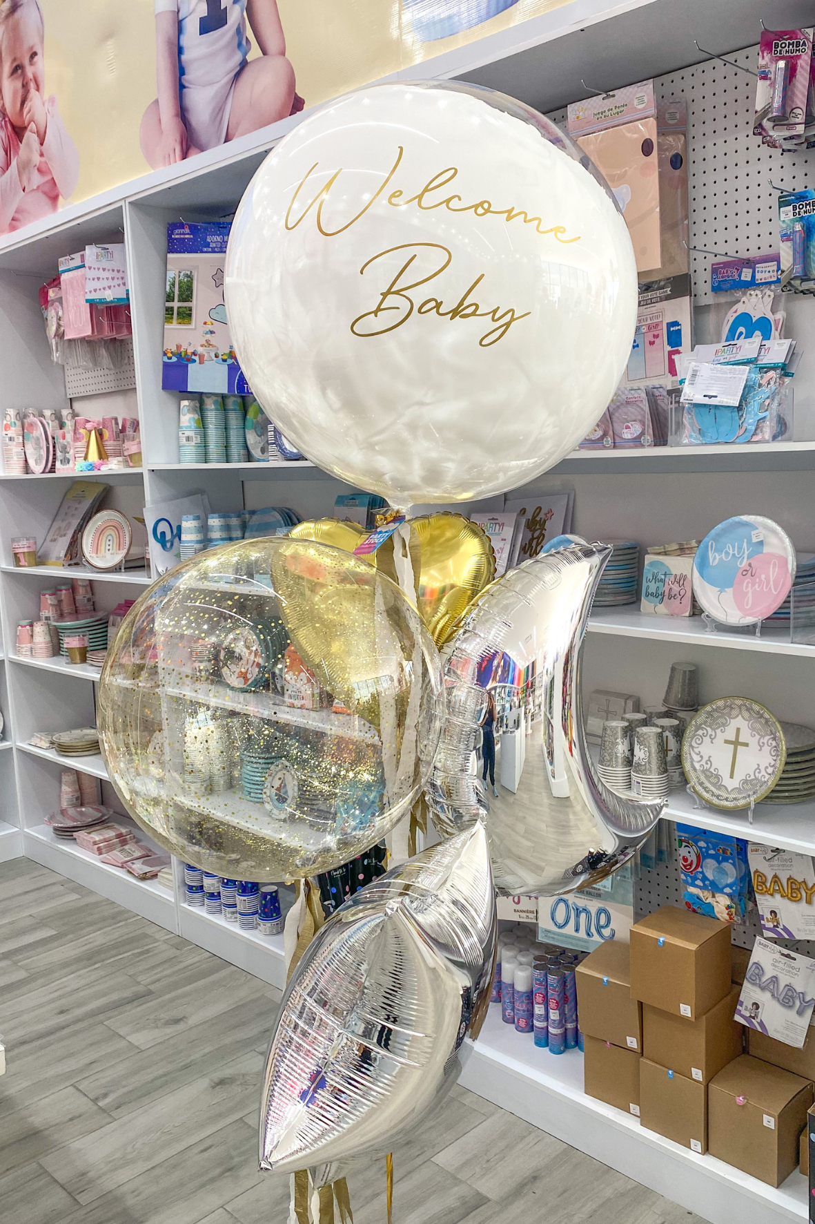 Burbujas Baby Bouquet + Moon & Star