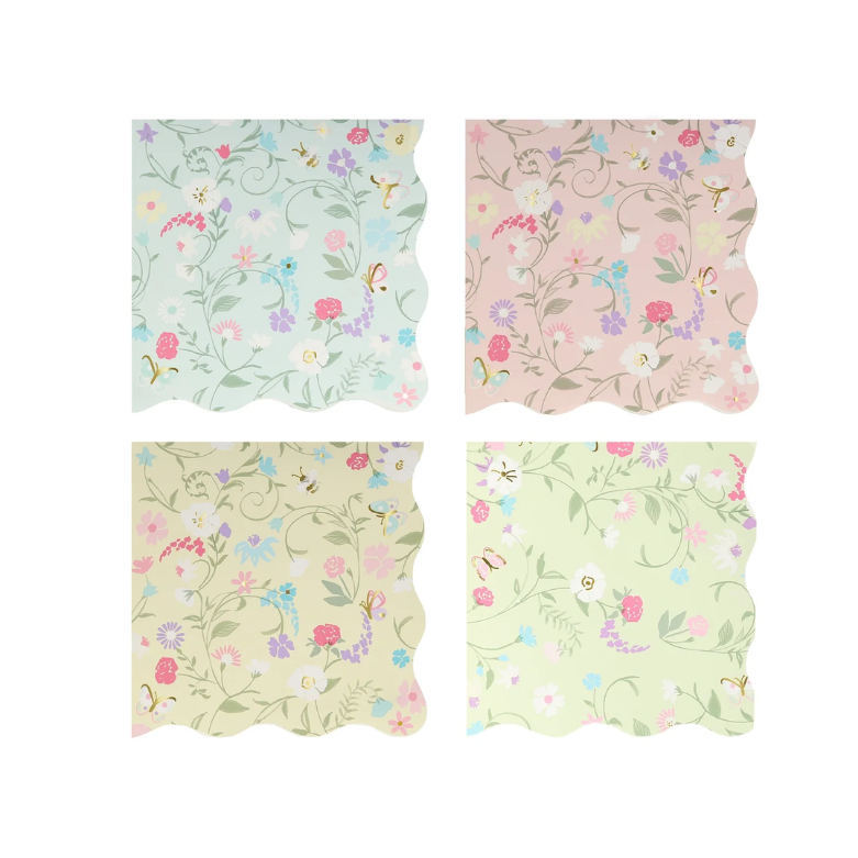 Ladurée Floral Small Napkins