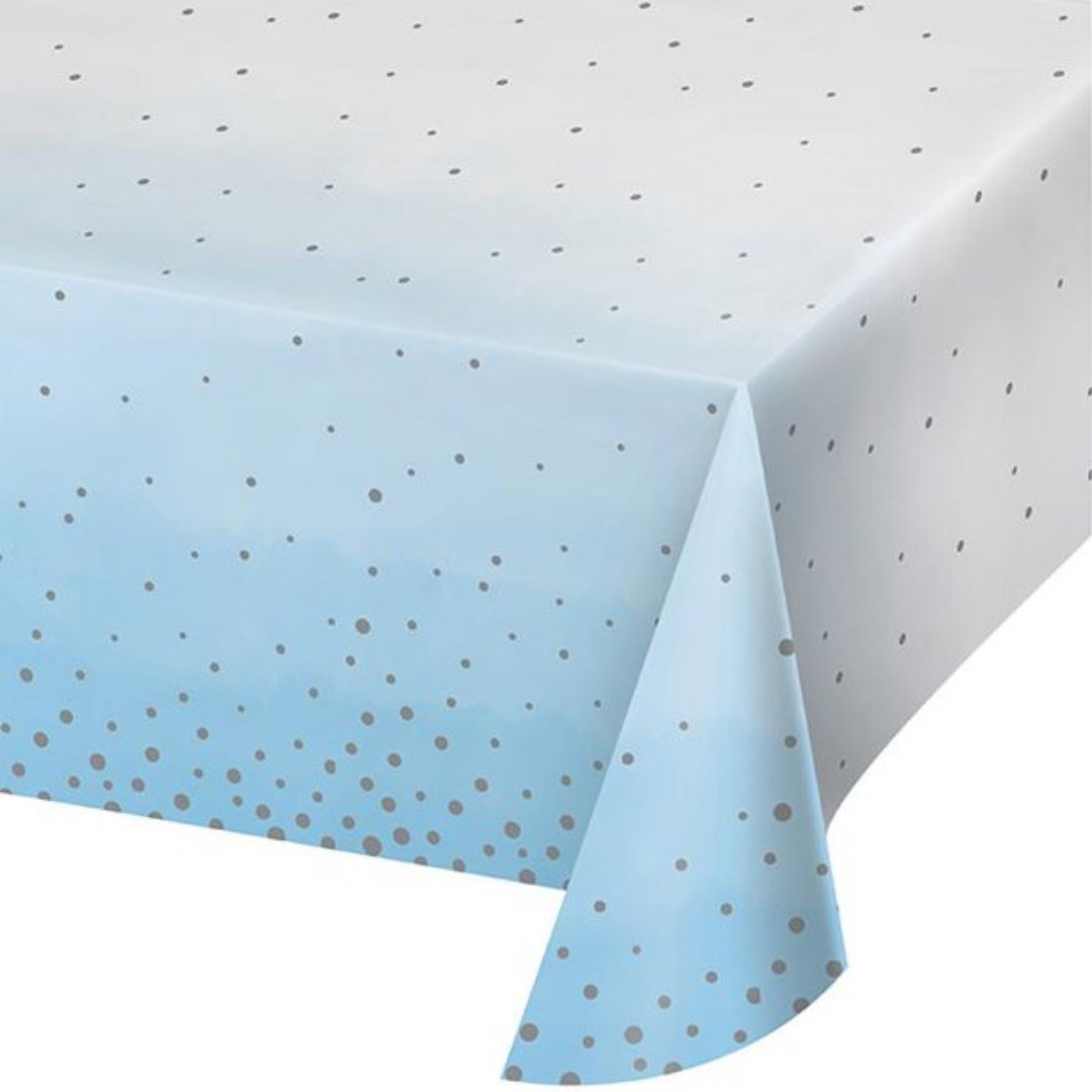 Mantel Rectangular Blue Silver