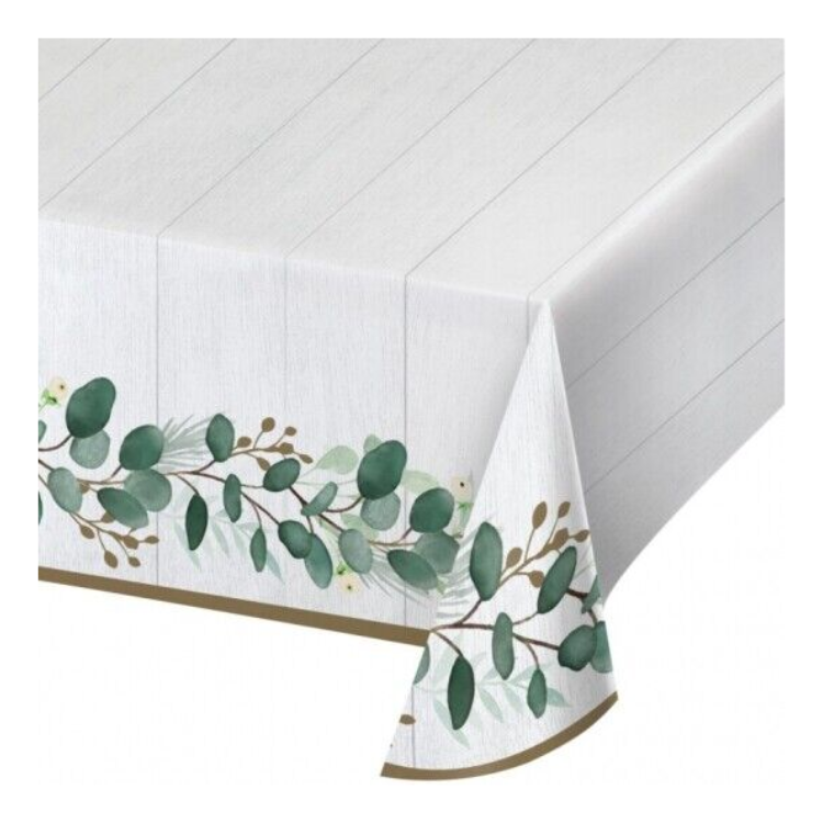 Mantel Rectángular Eucalyptus Green
