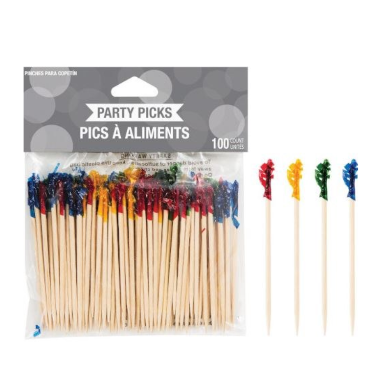 Palillos de Madera de Colores