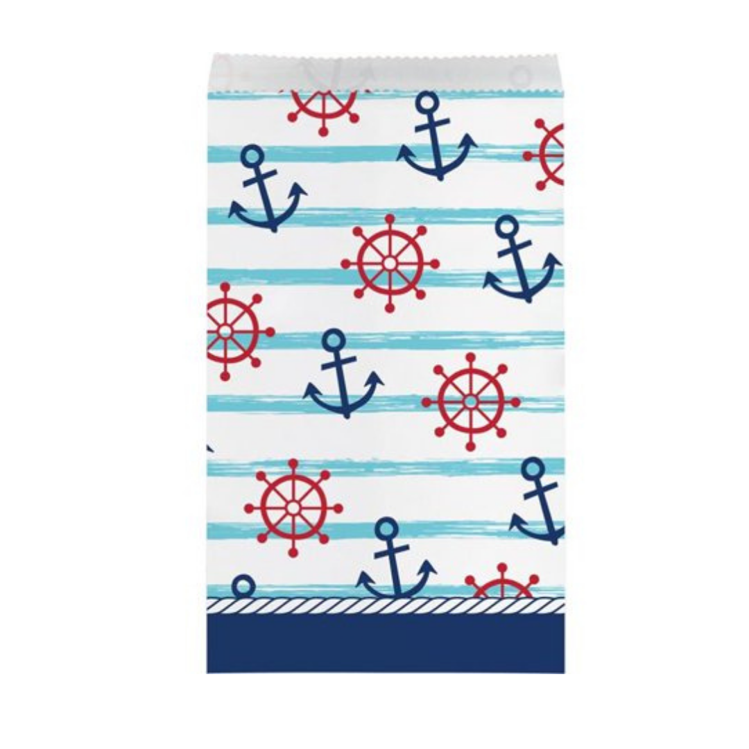 Paper Treat Bag Nautical