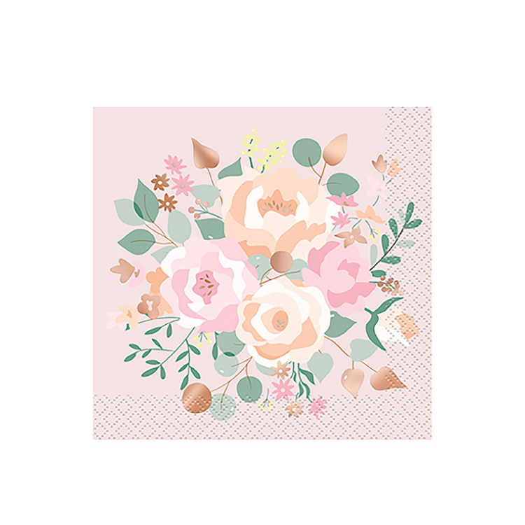 Pink Blooms Napkins
