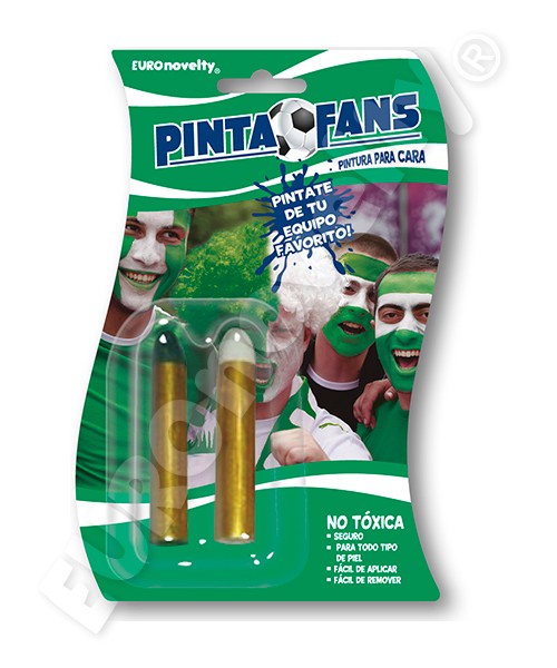 Pinta Fan Verde Blanco