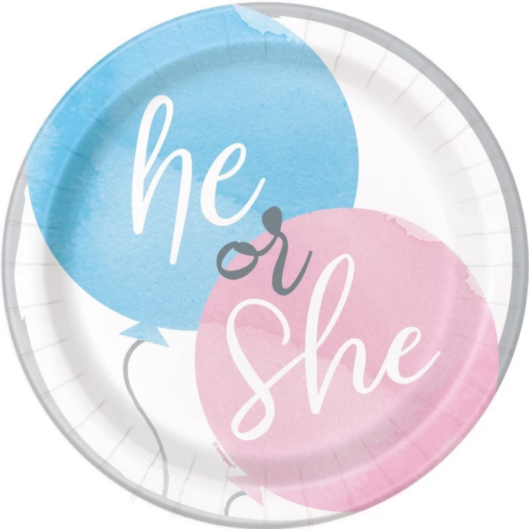 Plato 9" Gender Reveal