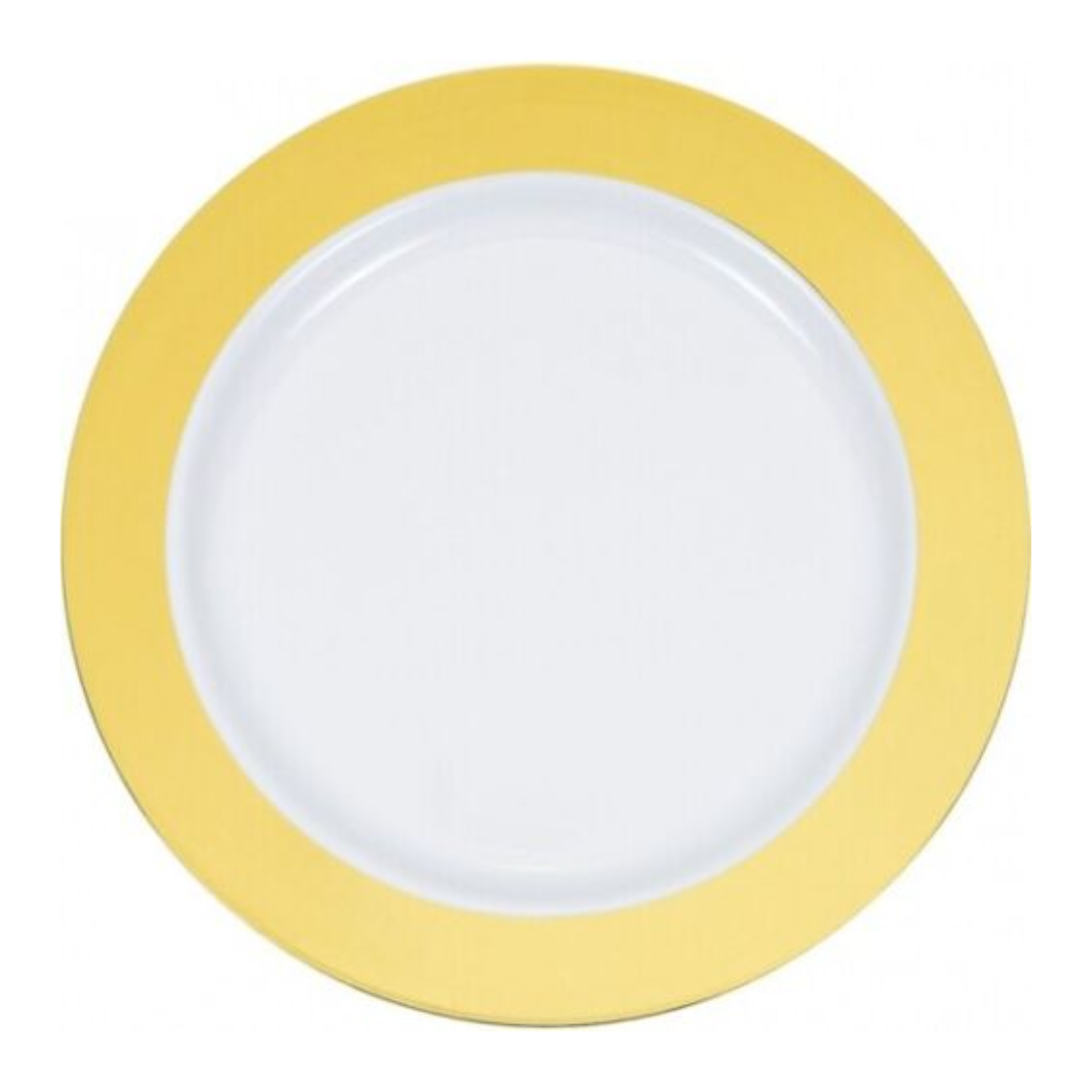 Plato Plastico Gold Medium