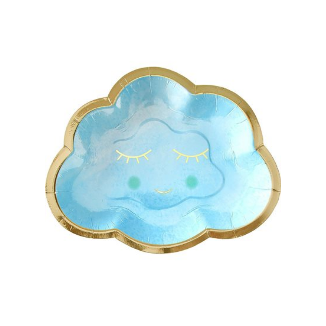 Plato 6.5" Oh Baby Cloud Blue