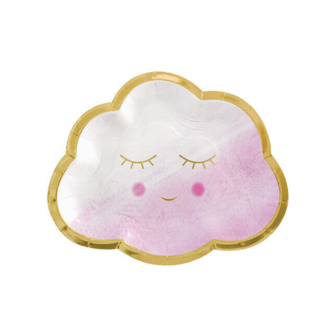 Plato 6.5" Oh Baby Cloud Pink