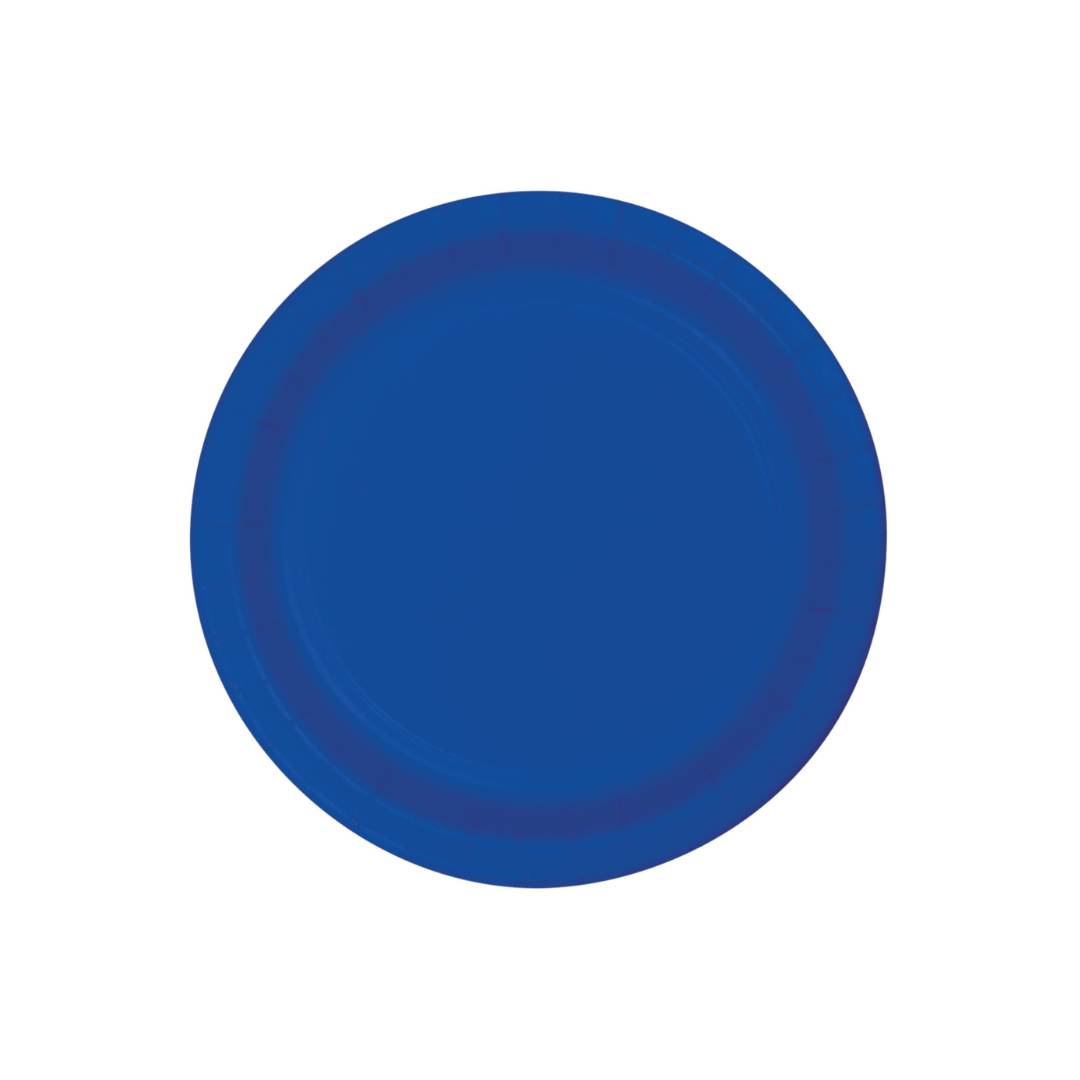 Plato 7' Azul (24 piezas)