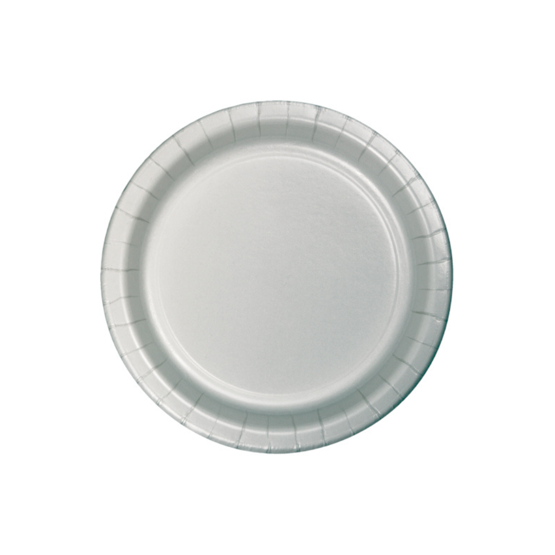 Plato 7' Plata (24 piezas)