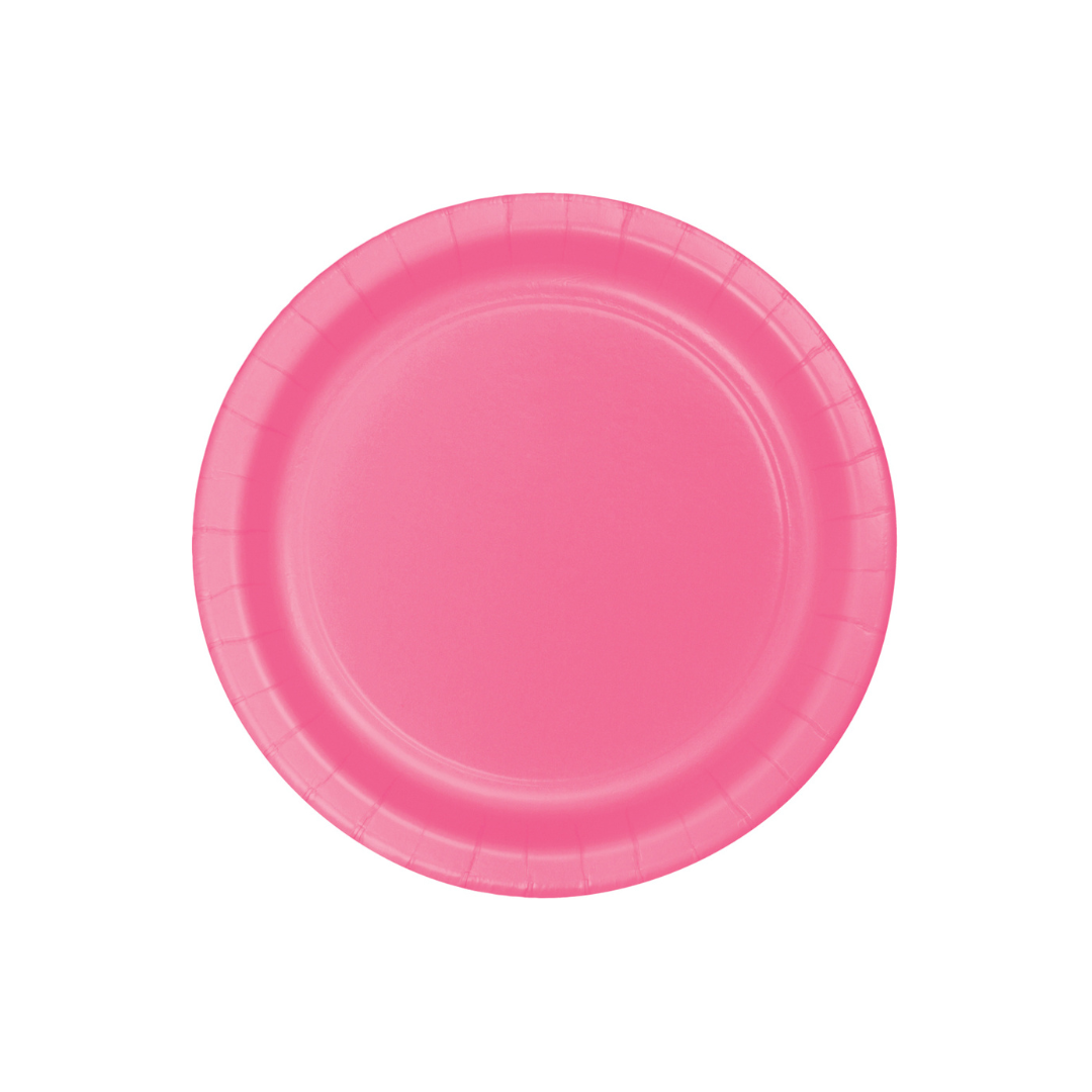 Plato 7' Rosa (24 piezas)