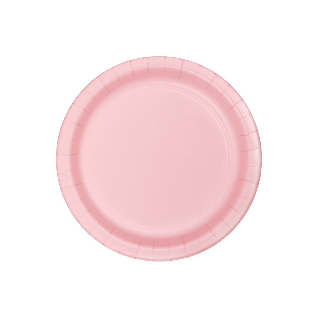 Plato 7' Rosa Claro (24 piezas)