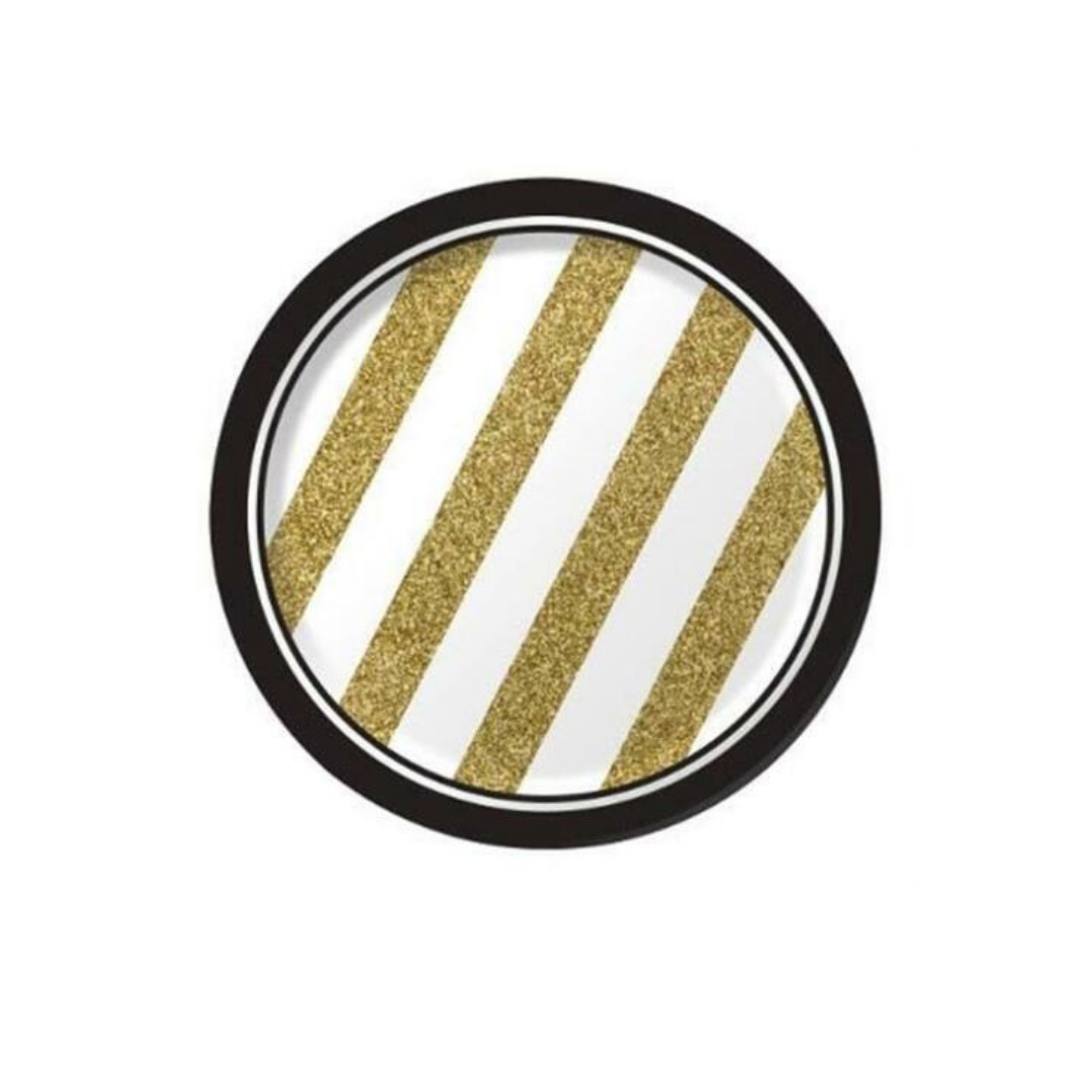 Plato 7" Black & Gold