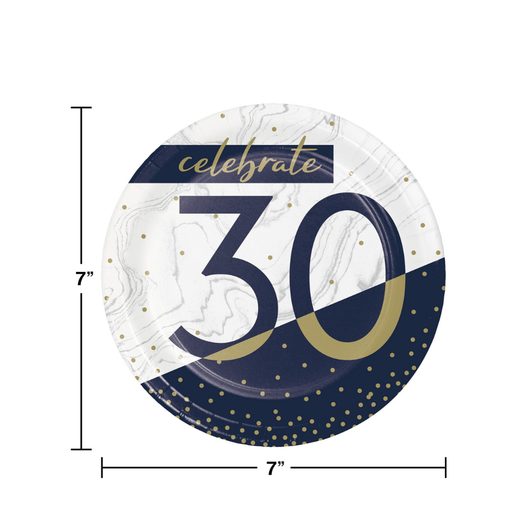 Plato 7" CC Navy & Gold 30