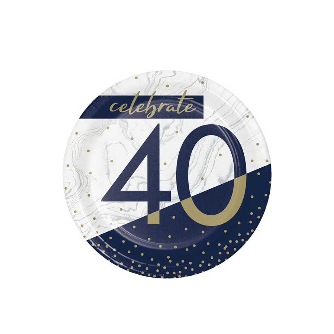 Plato 7" CC Navy & Gold 40
