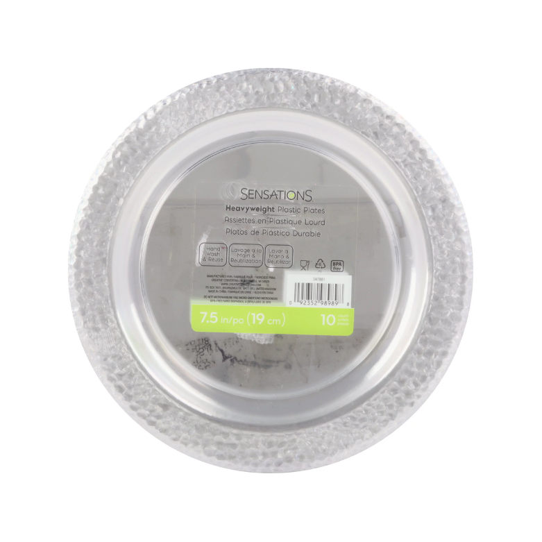 Plato 7" Clear Pebble