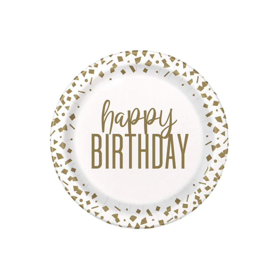 Plato 7" Gold Birthday