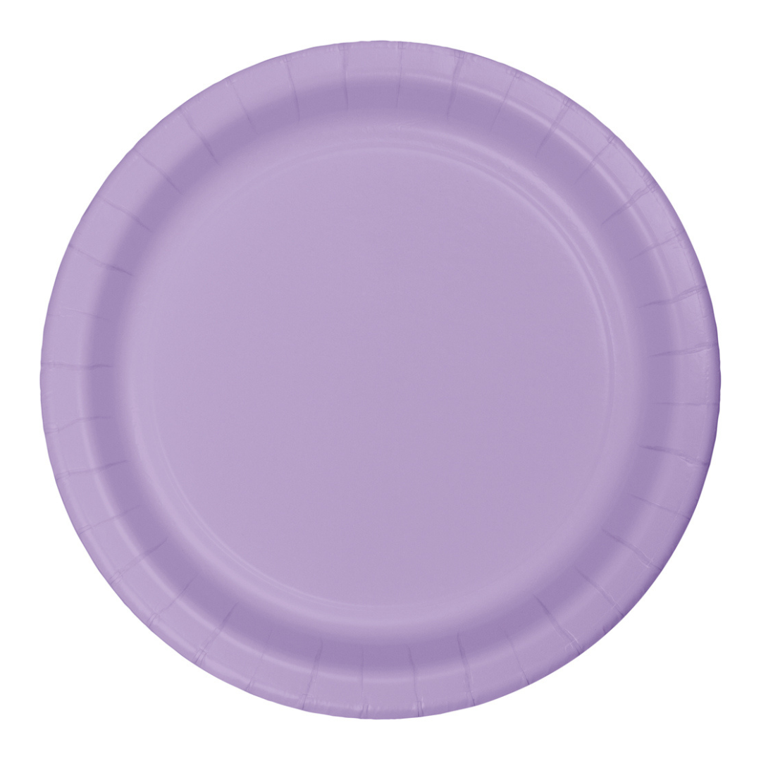 Plato 9' Lila (24 piezas)