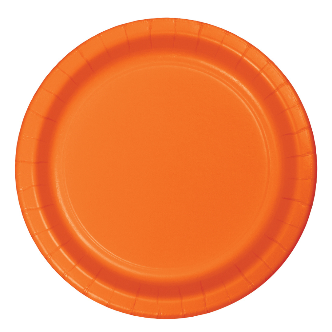 Plato 9' Naranja (24 piezas)