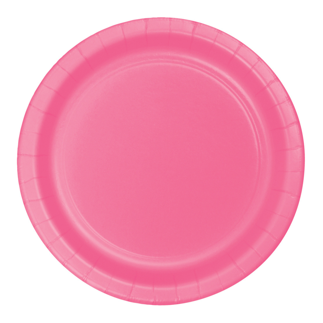 Plato 9' Rosa (24 piezas)