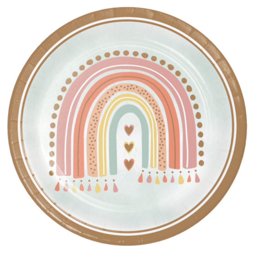 Plato 9" Boho Rainbow