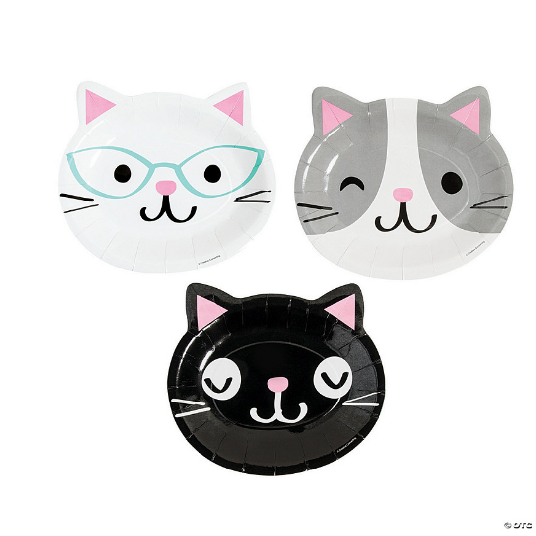Plato 9" Cat Shape