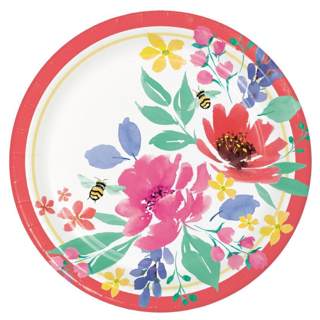 Plato 9" Fragant Flowers