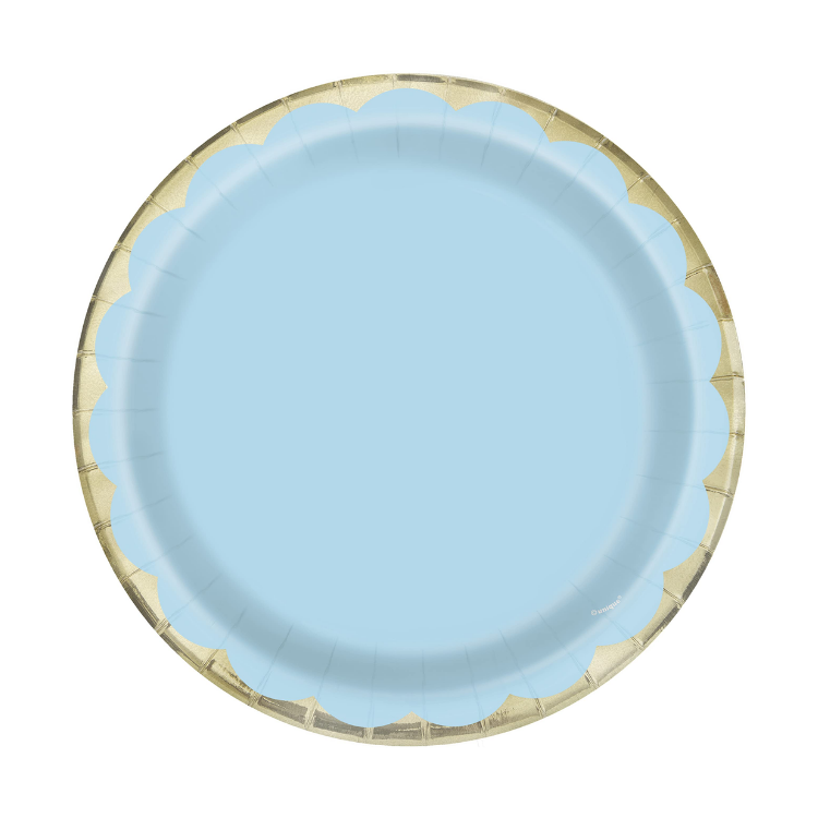 Plato 9" Gold and Blue