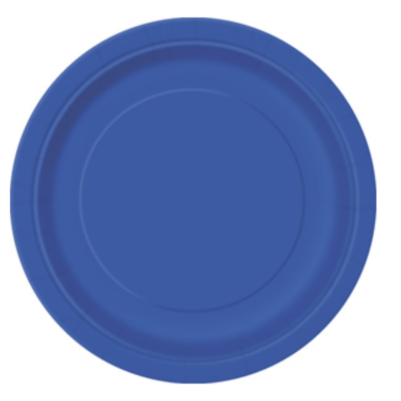 Plato Azul 9" Unique