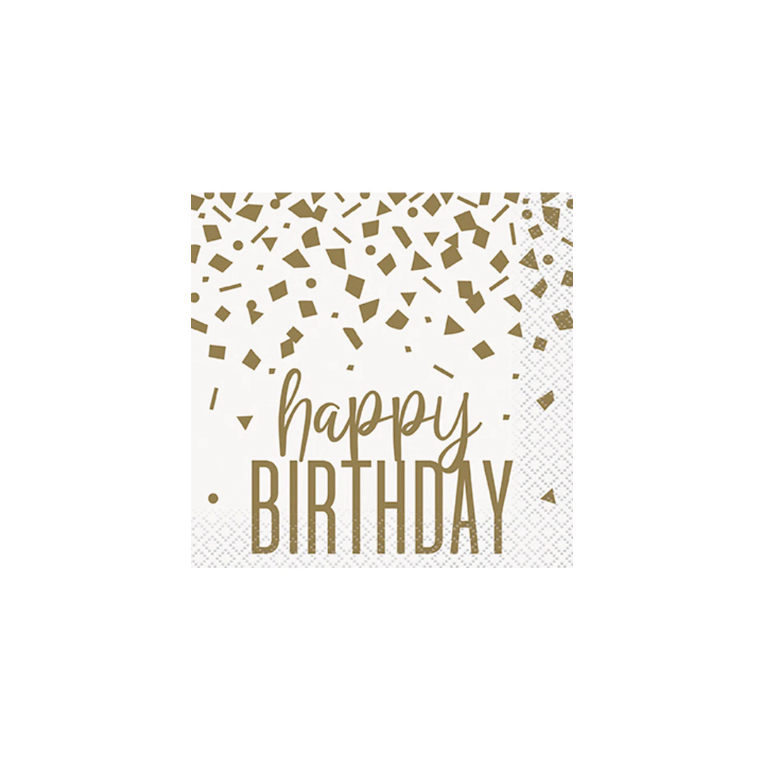 Servilletas Gold Confetti