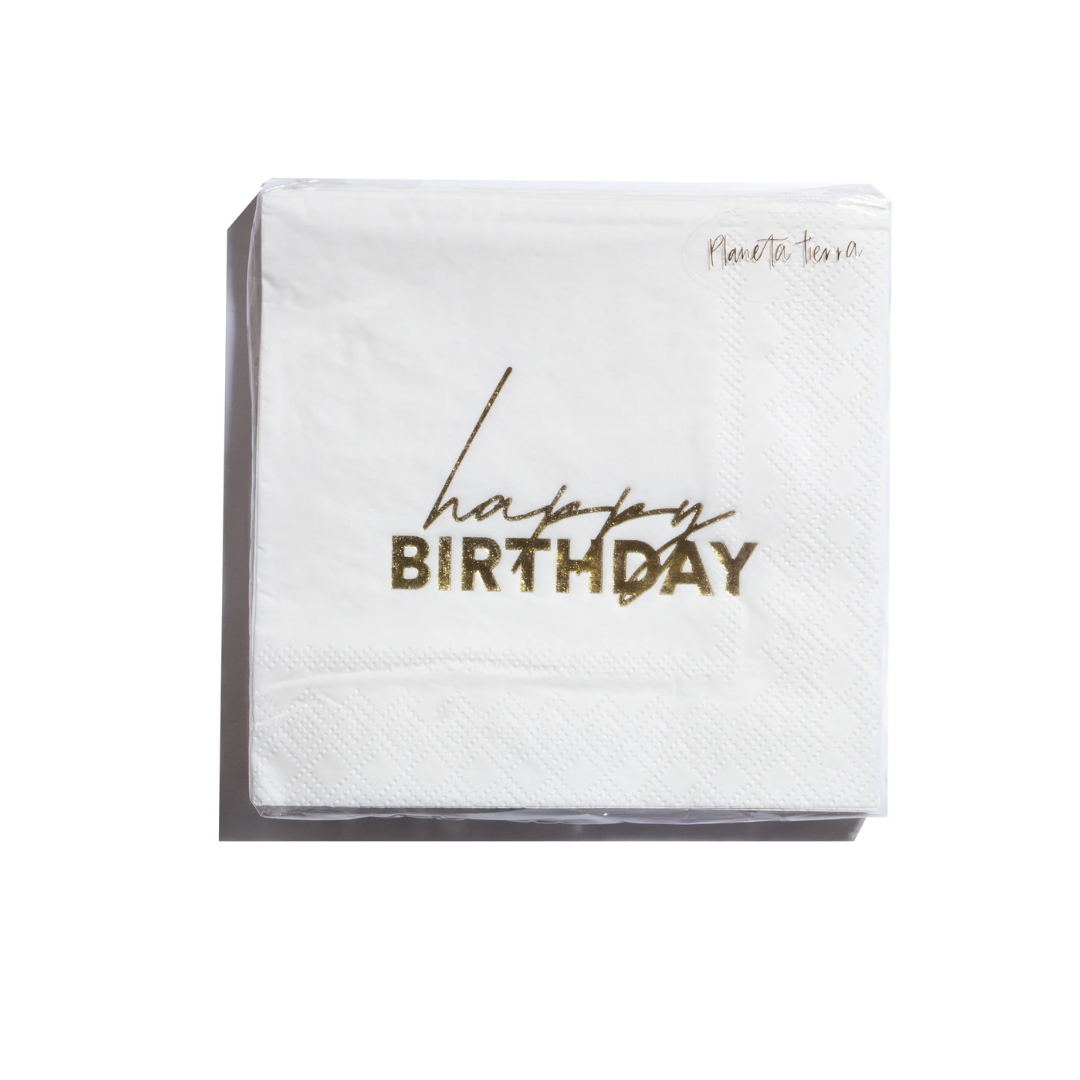 Servilletas Happy Birthday
