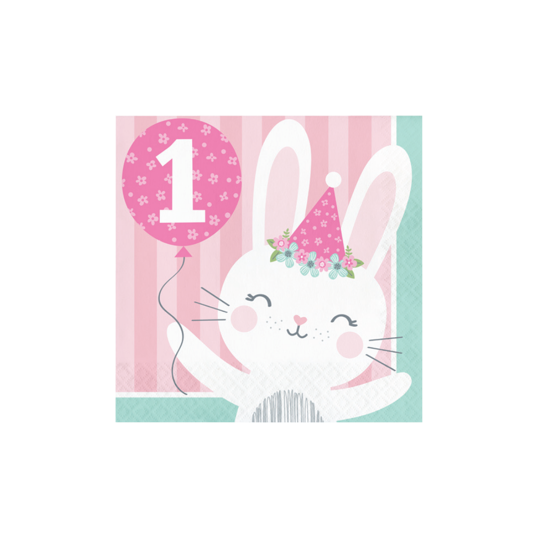 Servilletas LN Birthday Bunny 1st