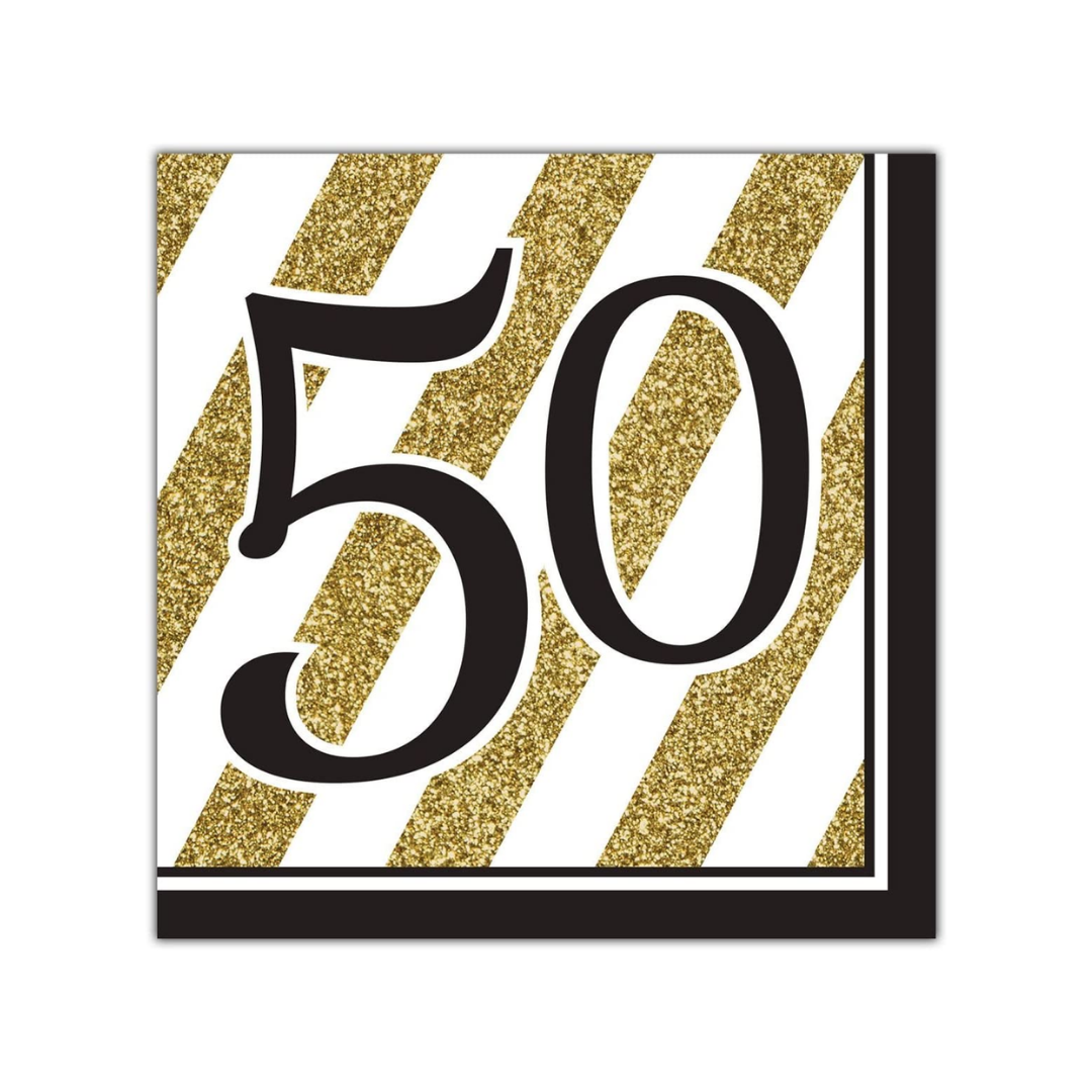Servilletas LN Black&Gold 50
