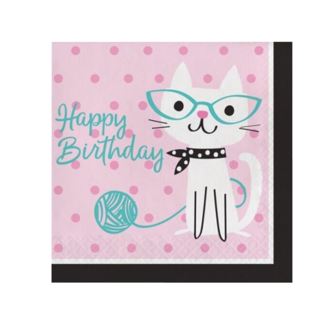 Servilletas LN Cat Party