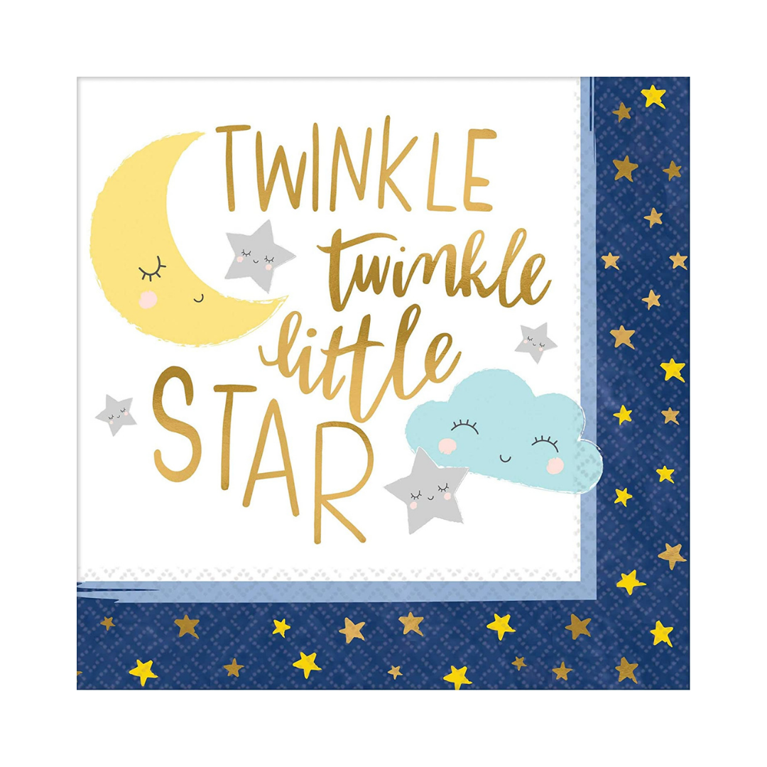 Servilletas Lunch Twinkle Little Star Blue
