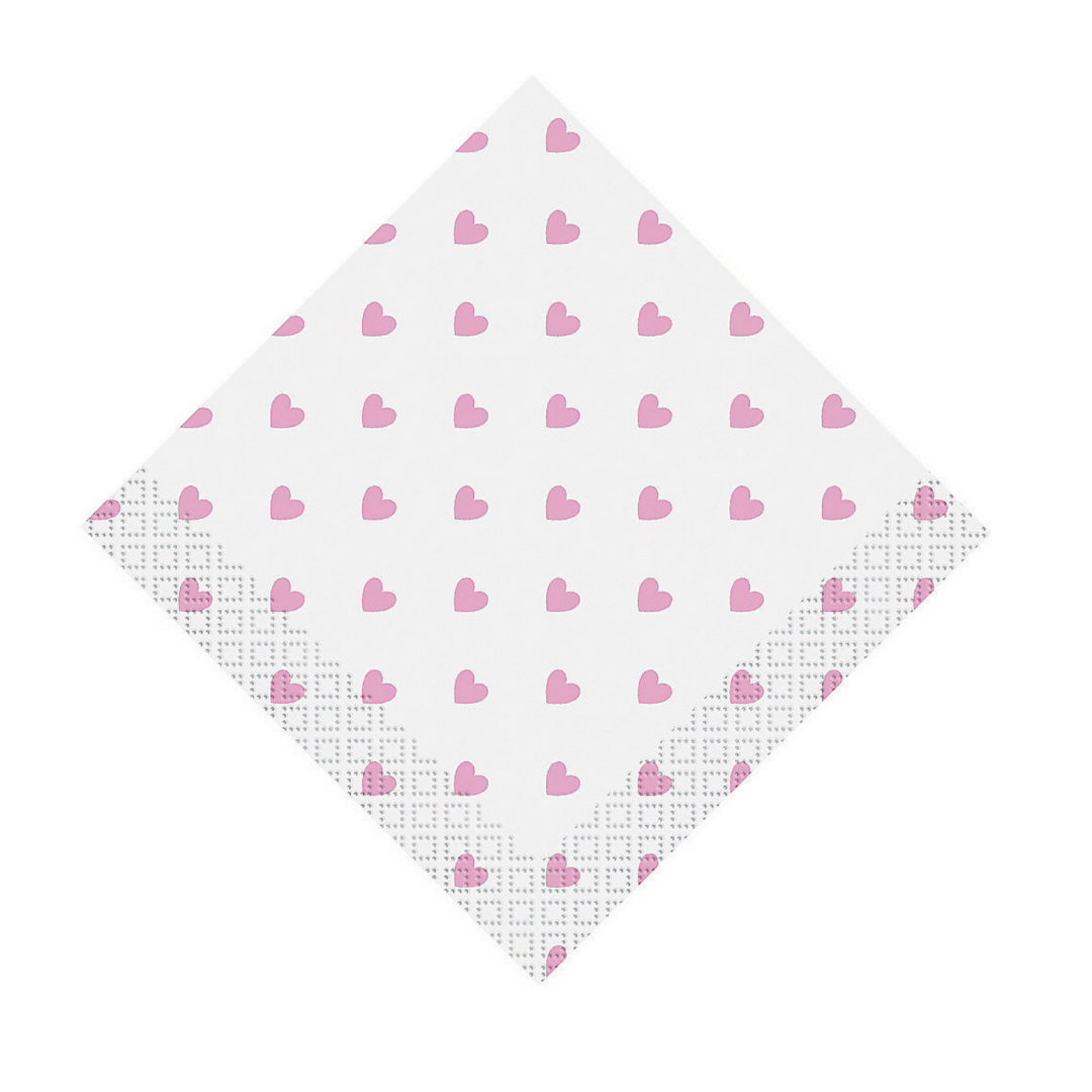 Servilletas Pink Hearts