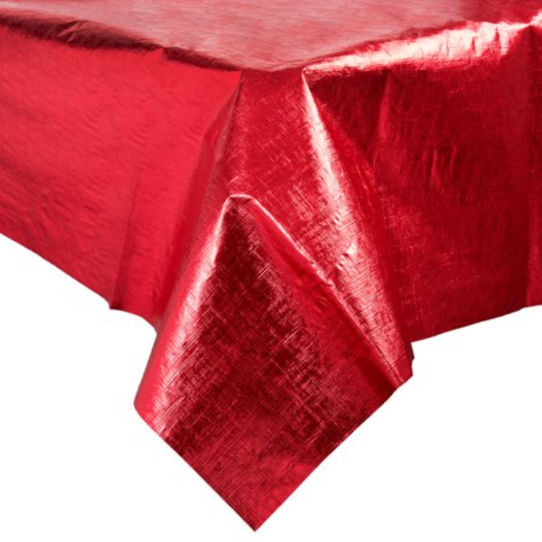Tablecover Metallic Red