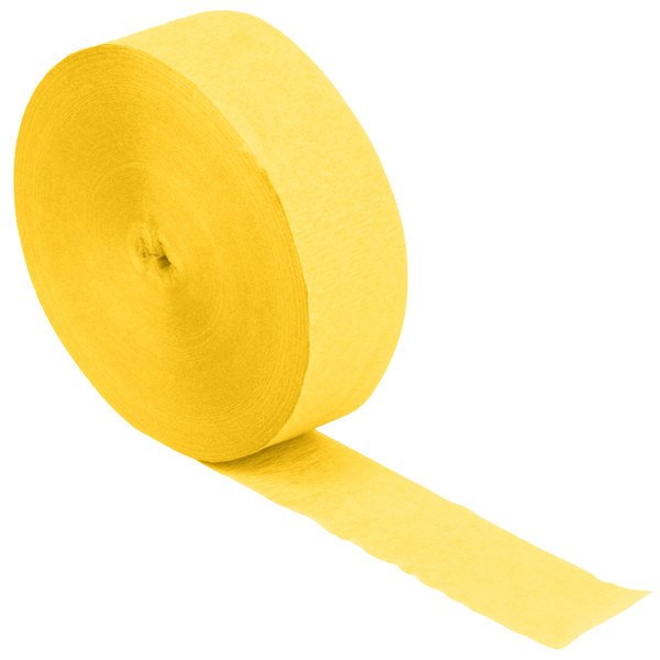 Tira de Crepe 81" Amarillo
