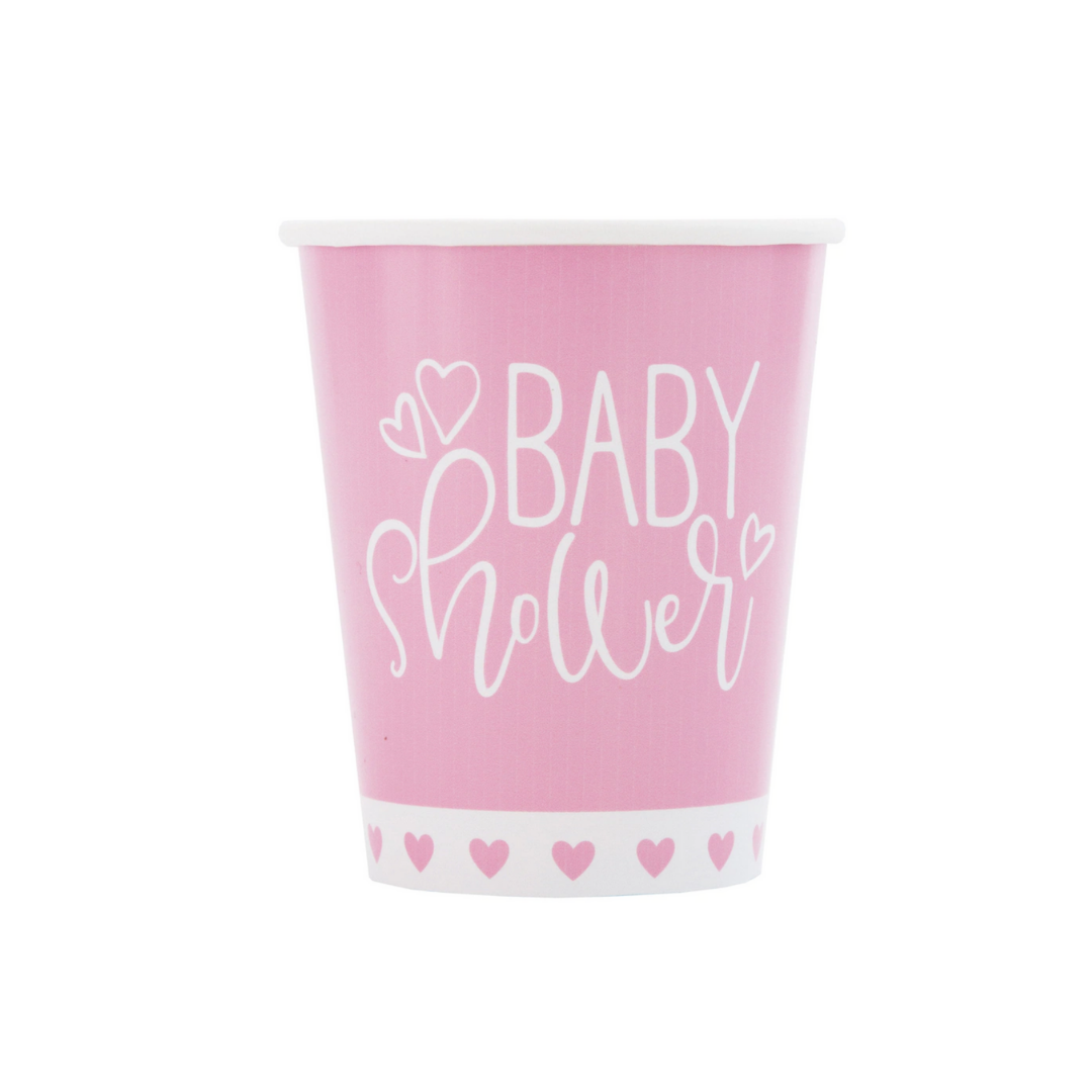 Vaso 9oz Pink Hearts